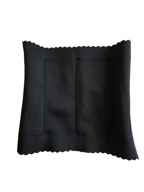Pina Ventia Waist Trainer Corset Belt Shapewear Black Size M 26x11 Adjustable